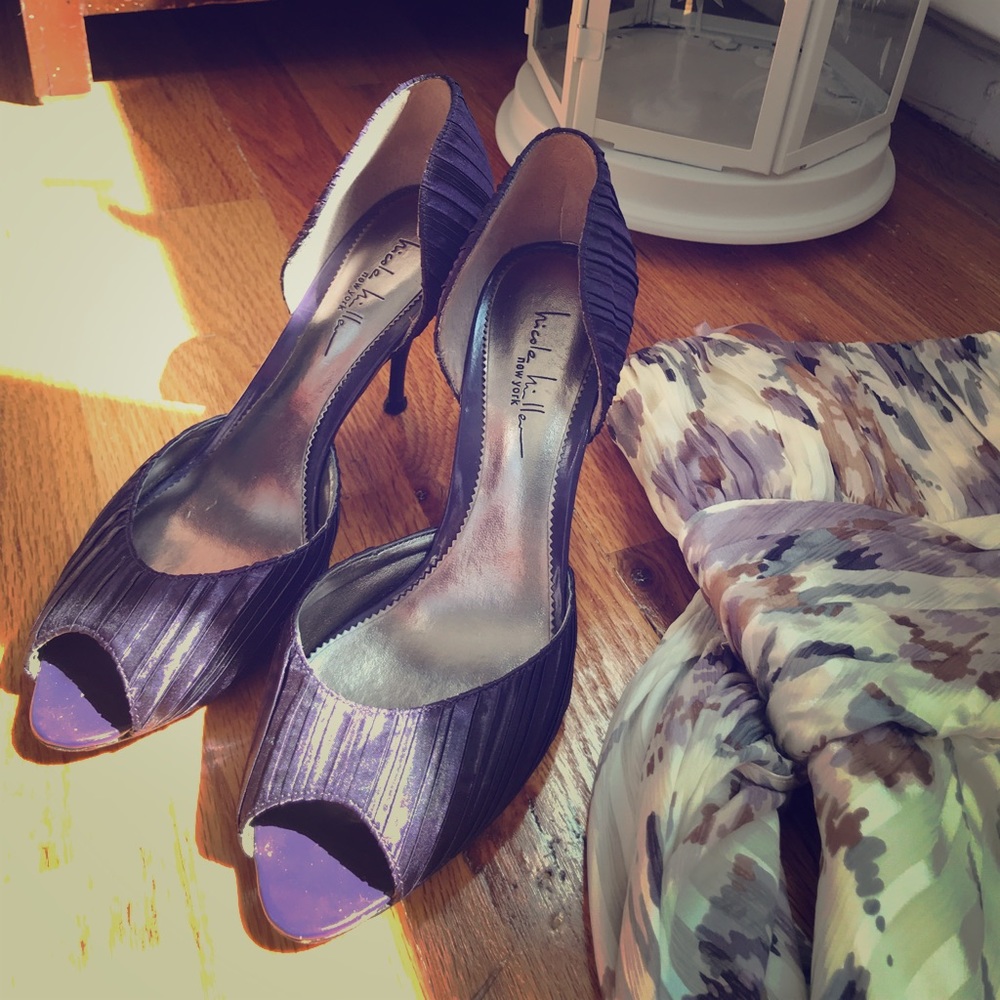 Nicole Miller Peep-toe Pumps